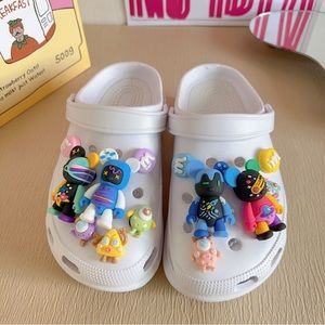 Colorful Bear Shoes Charm Set